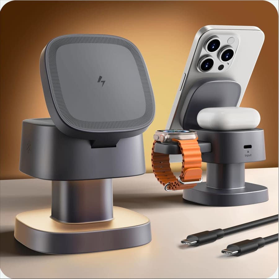 ByteWave 3-in-1 Charging Station for Apple Devices: $18.44