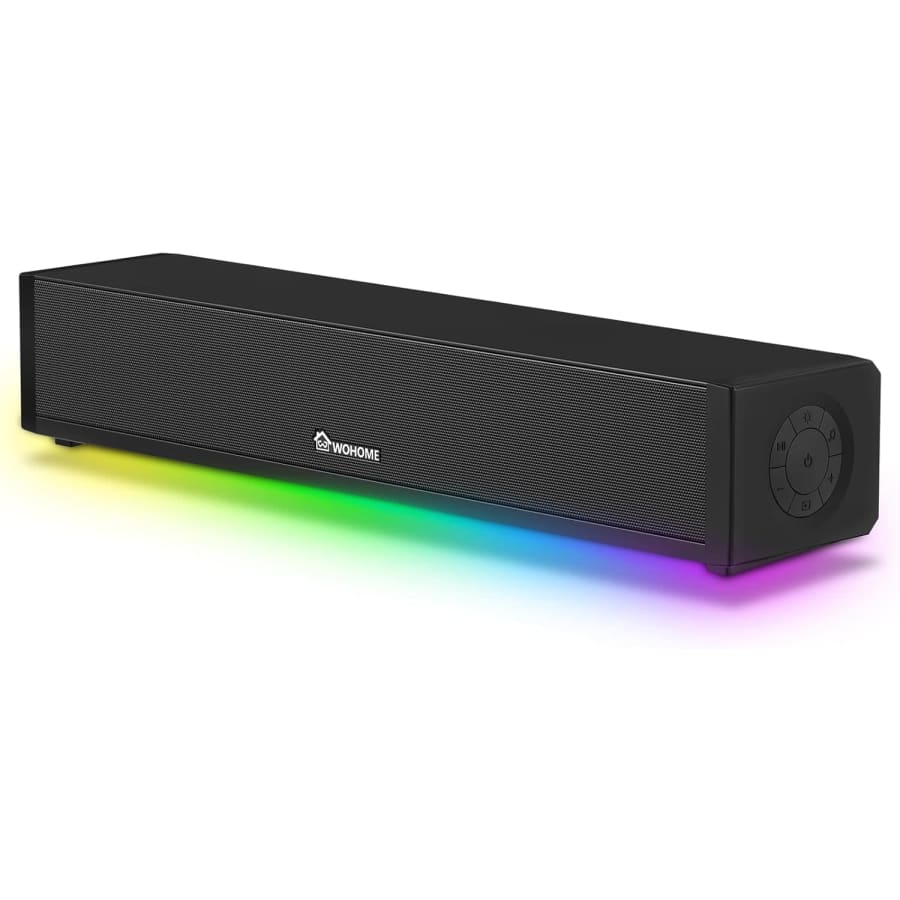 Wohome 2.1 Bluetooth PC Sound Bar: $27.49 Wohome 2.1 Bluetooth PC Sound Bar: $27.49