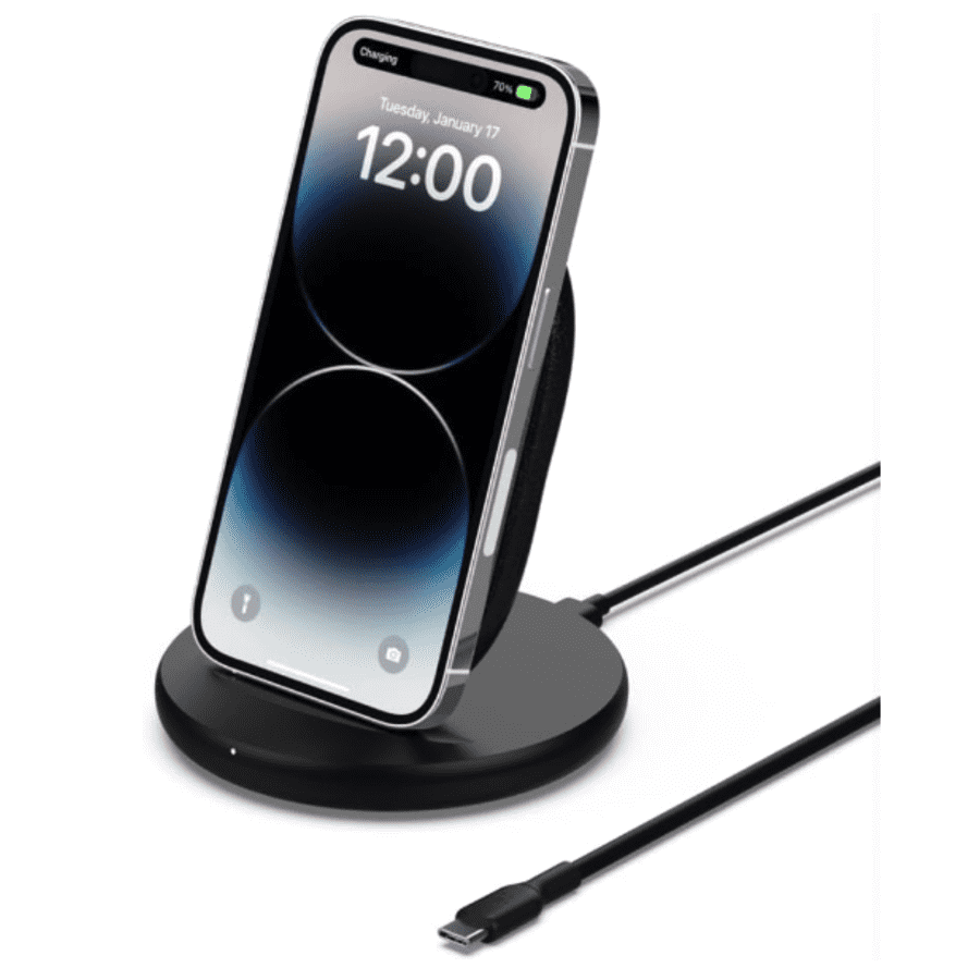 Belkin 15W Qi-Certified Wireless Charging Stand: $21 w/ Prime