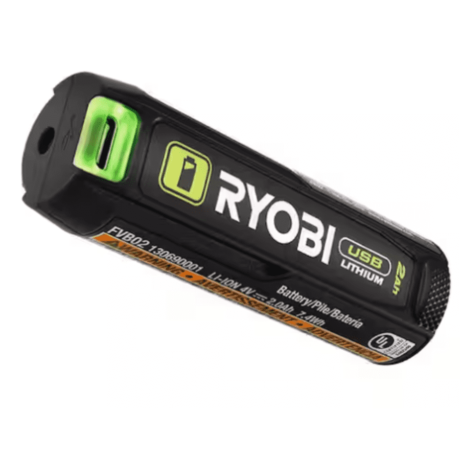 Ryobi USB Lithium 3.0-Ah Rechargeable Battery: Free w/ tool purchase