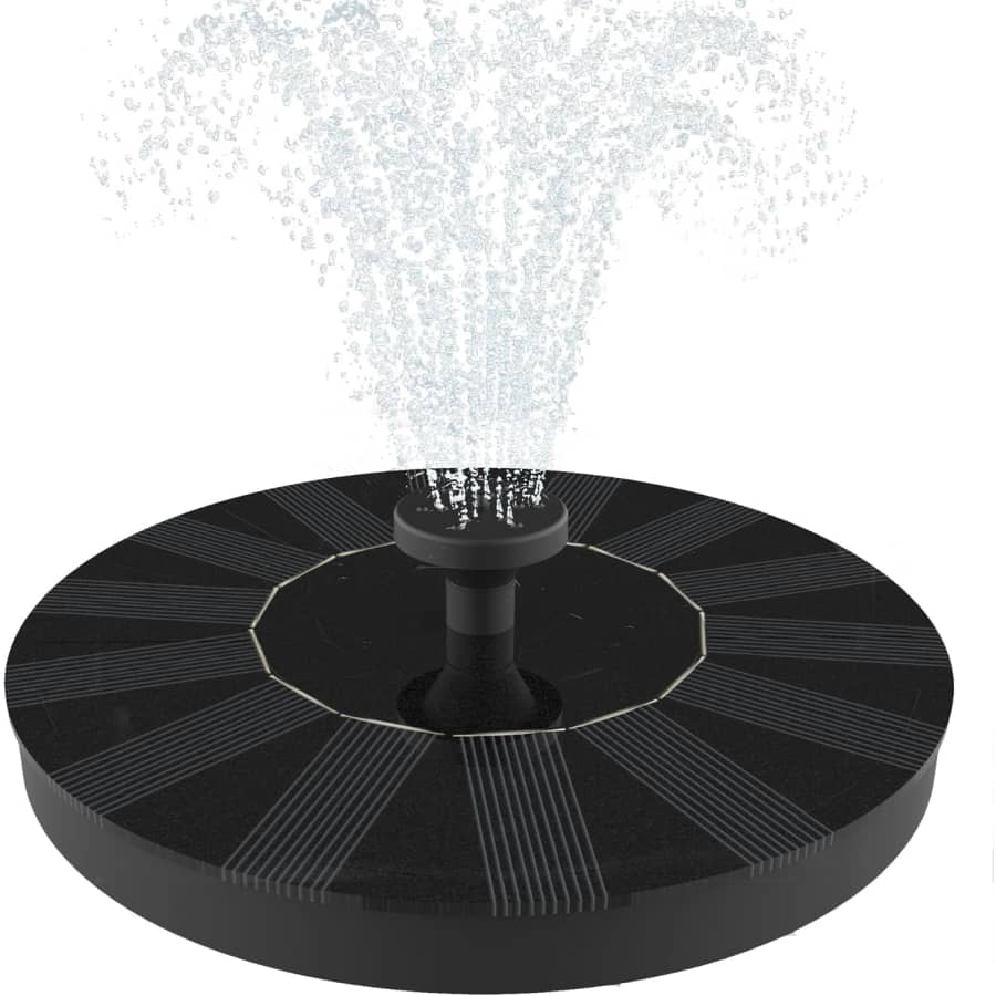 Solatec Solar Powered Bird Bath Fountain: $9.37