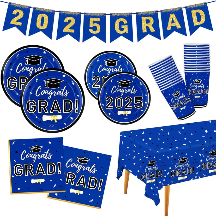 Graduation Decorations 2025 Tableware Kit: $12