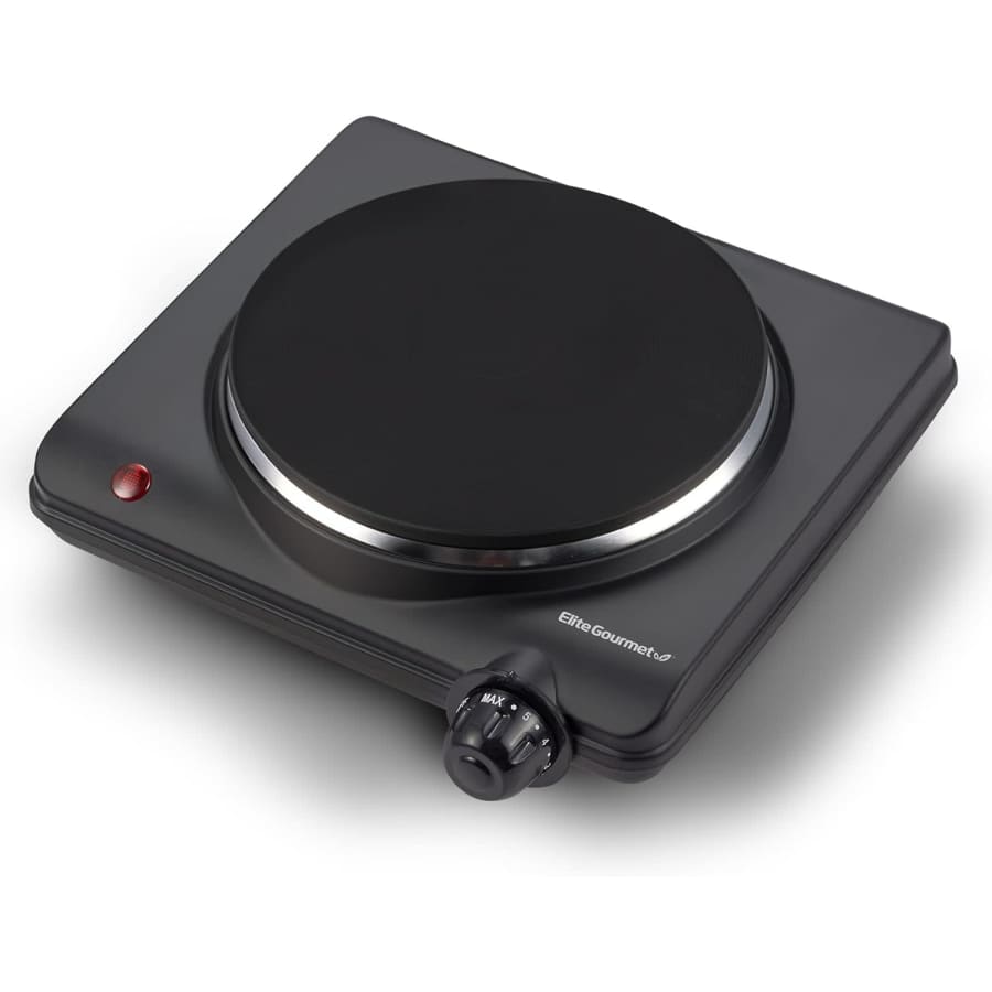 Elite Gourmet Countertop Single Cast Iron Burner: $10 Elite Gourmet Countertop Single Cast Iron Burner: $10