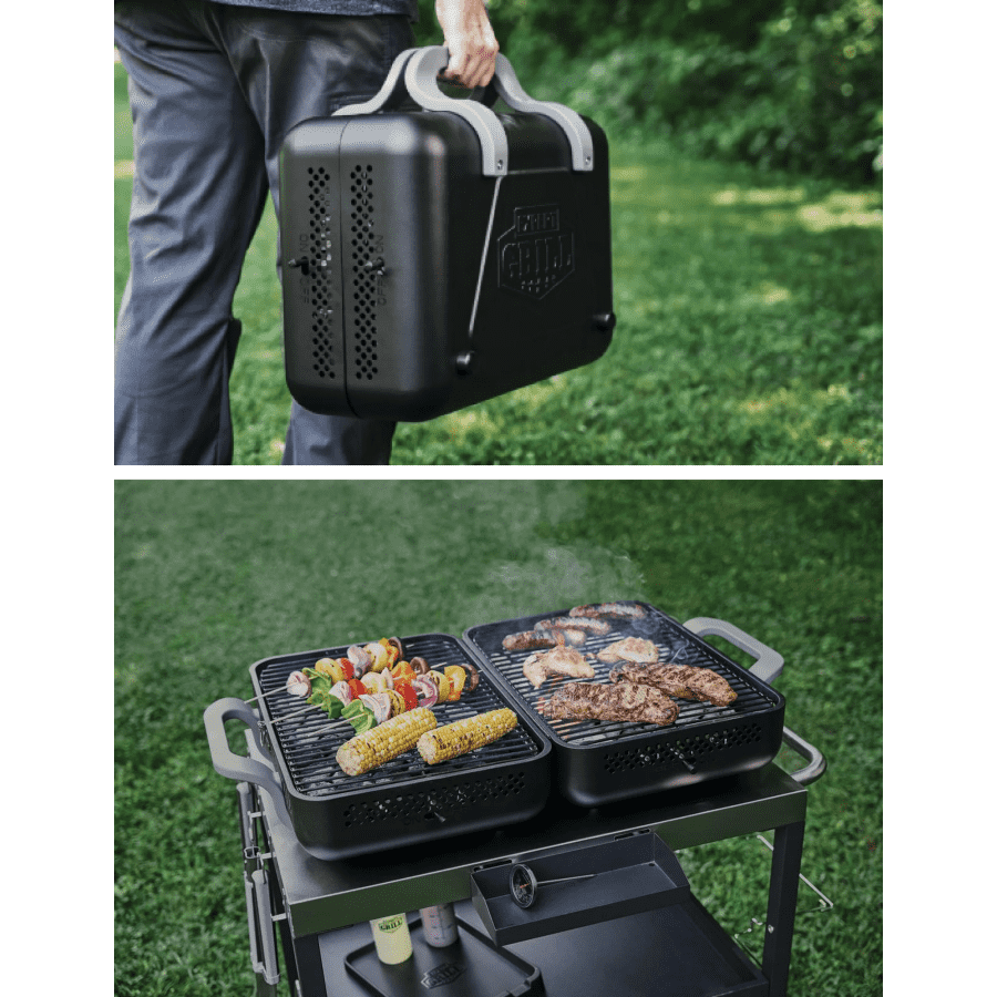 Expert Grill Portable Charcoal Grill & Smoker: $49