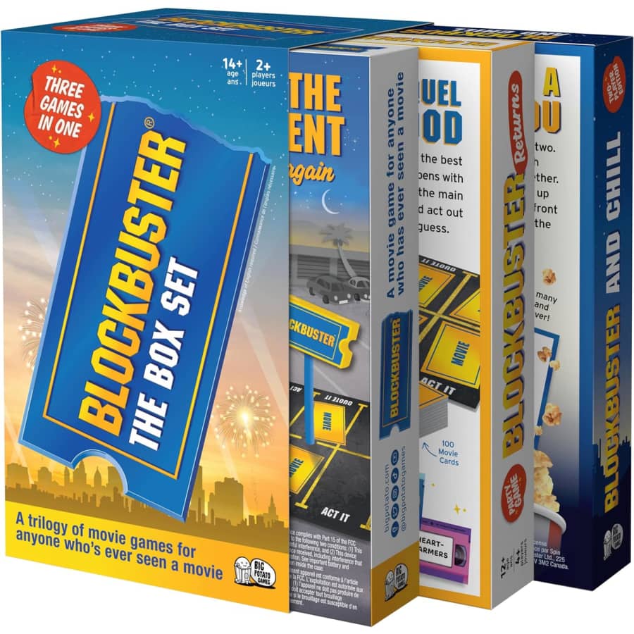 Blockbuster Trilogy Party Game: $14 Blockbuster Trilogy Party Game: $14