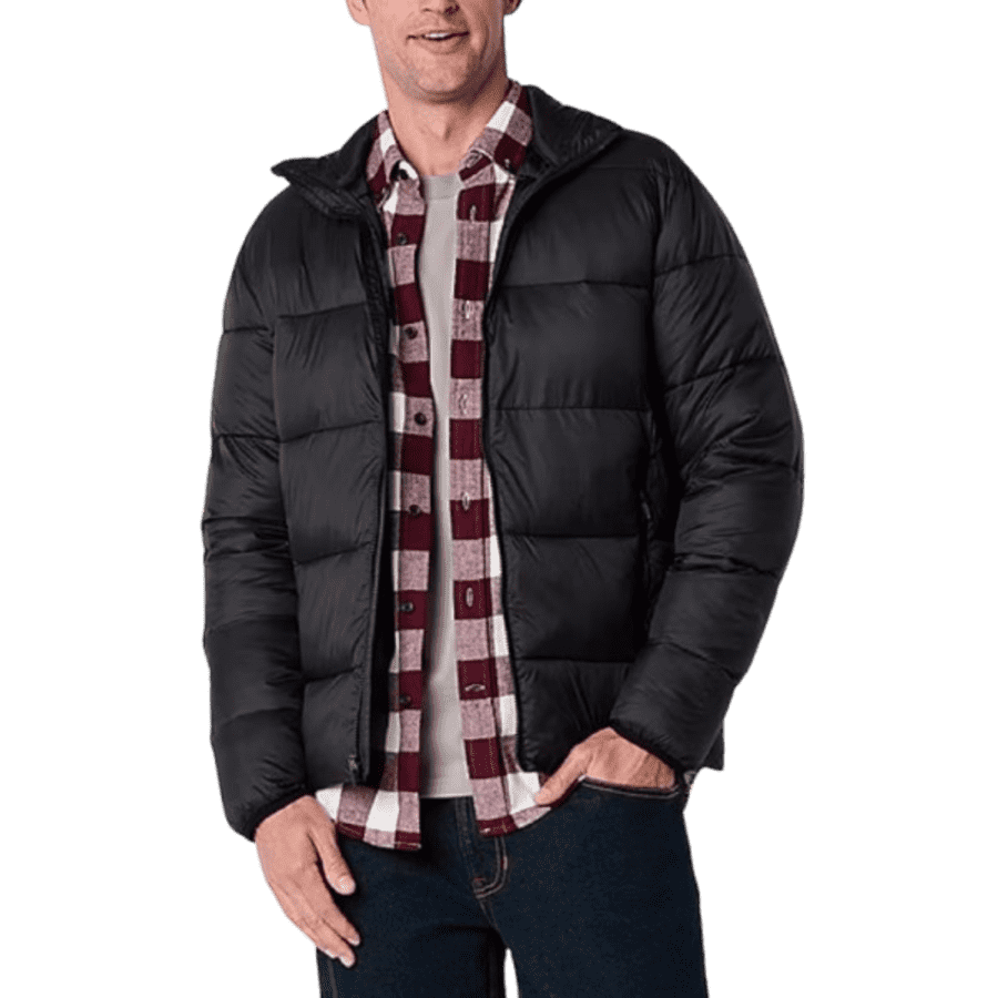St. John's Bay Men's Water Resistant Midweight Puffer Jacket: $16.99 St. John's Bay Men's Water Resistant Midweight Puffer Jacket: $16.99