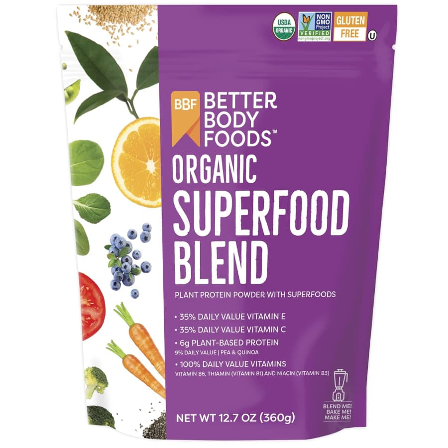 BetterBody Foods Organic Superfood Powder 12.7-oz. Bag: $6.28 via Sub & Save