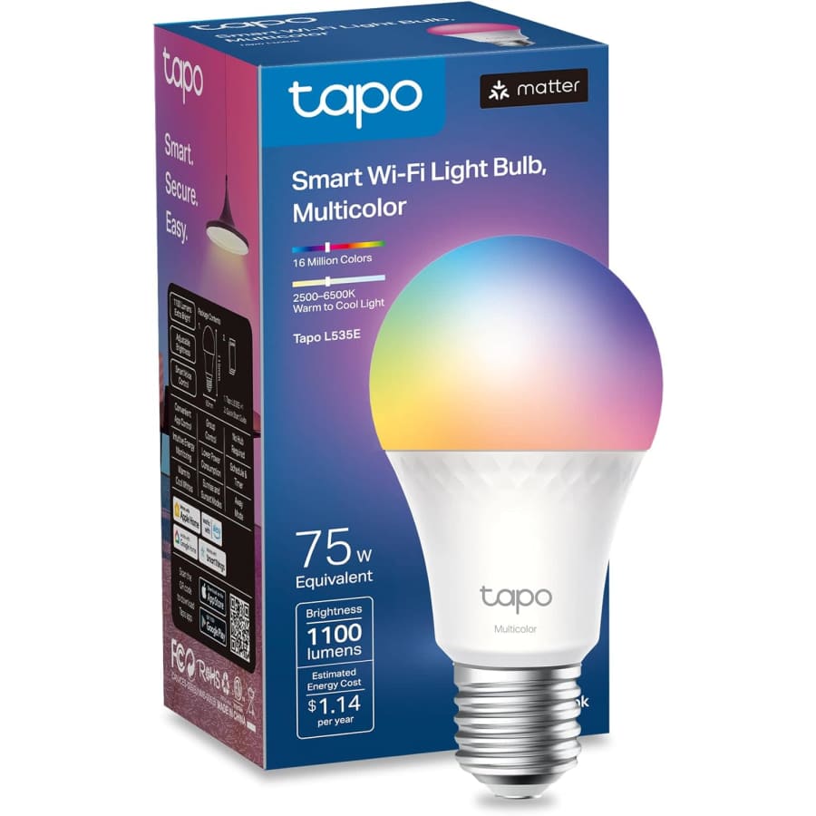 Tapo TP-Link LED Smart Light Bulb: $11 Tapo TP-Link LED Smart Light Bulb: $11