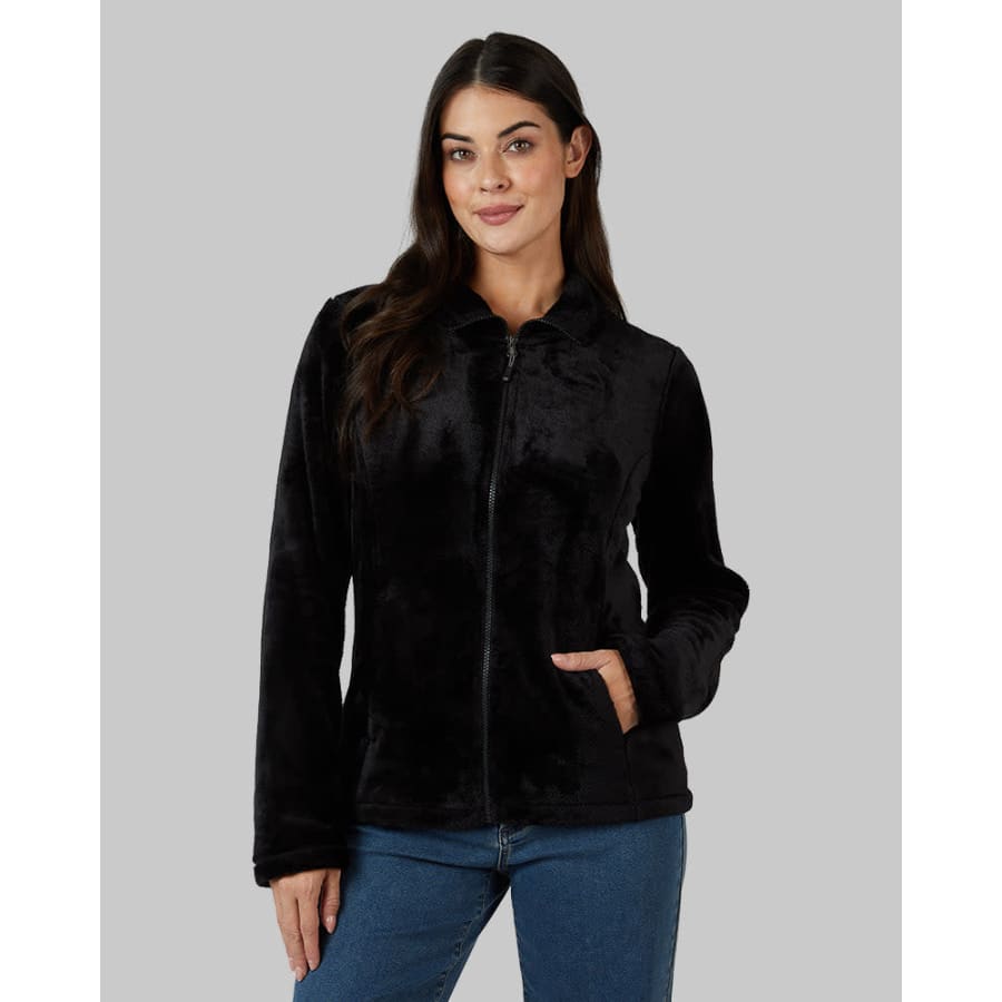 32 Degrees Women's Luxe Fur Full-Zip Jacket: $15
