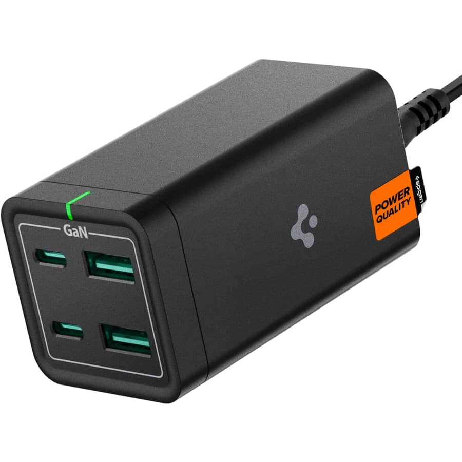 Spigen ArcDock 65W GaN III 4-Port USB C Charging Station: $17