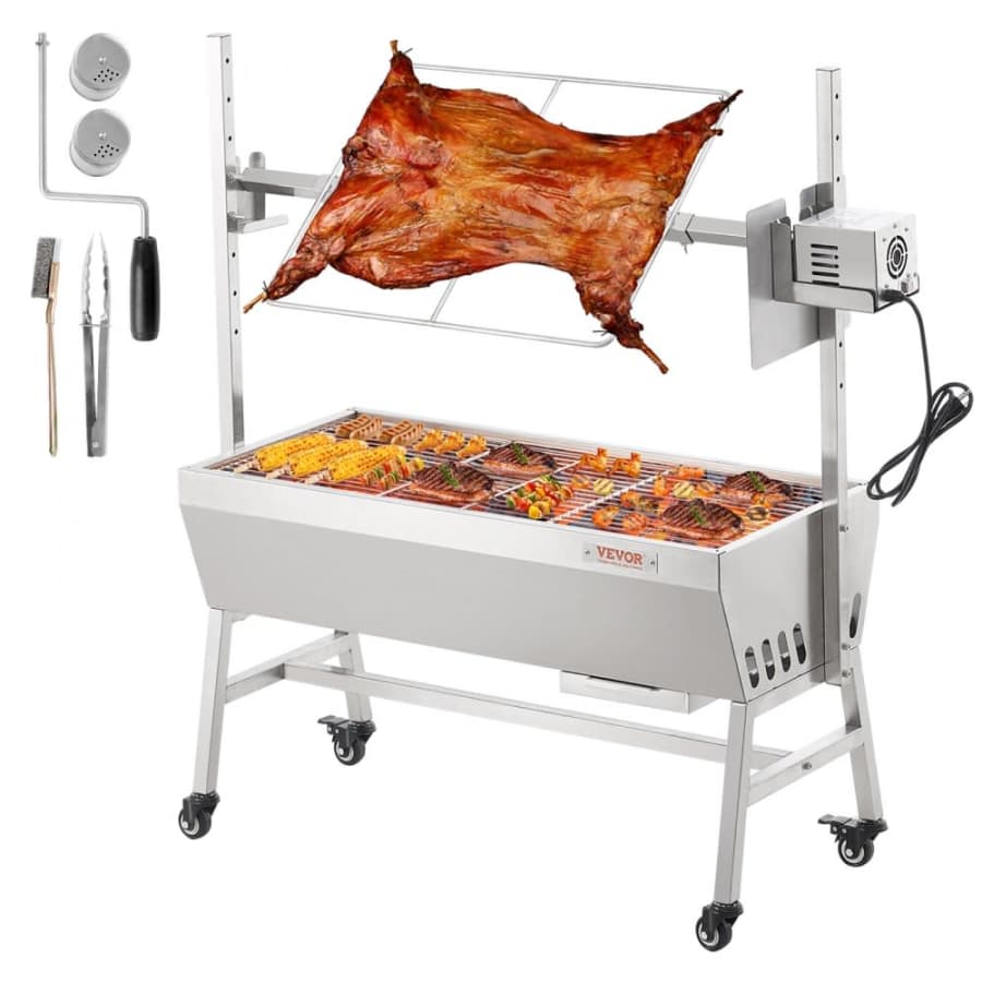 Vevor Grill with Heavy-Duty 135-lbs. Capacity Electric Rotisserie: $161