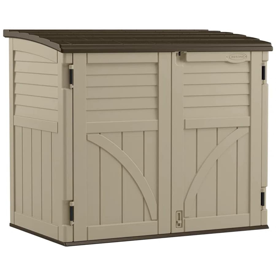 Suncast Horizontal Utility Garbage Shed: $229 Suncast Horizontal Utility Garbage Shed: $229