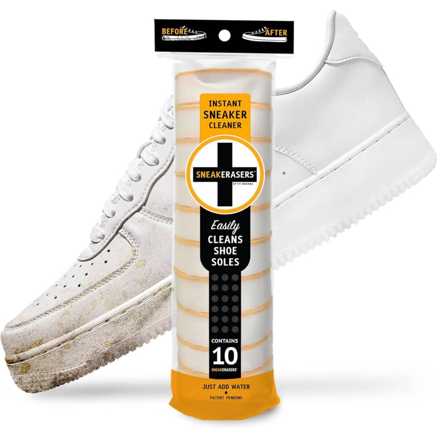 SneakERASERS Sole and Sneaker Cleaner 10-Pack: $11 via Sub & Save SneakERASERS Sole and Sneaker Cleaner 10-Pack: $11 via Sub & Save