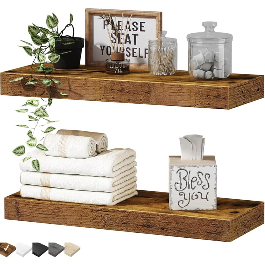16" Floating Shelves 2-Pack: $14