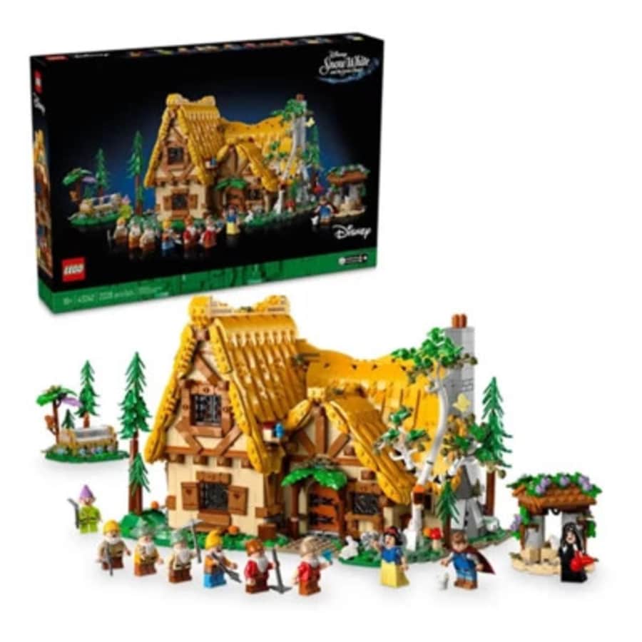 LEGO Disney Snow White and the Seven Dwarfs' Cottage: $176 LEGO Disney Snow White and the Seven Dwarfs' Cottage: $176