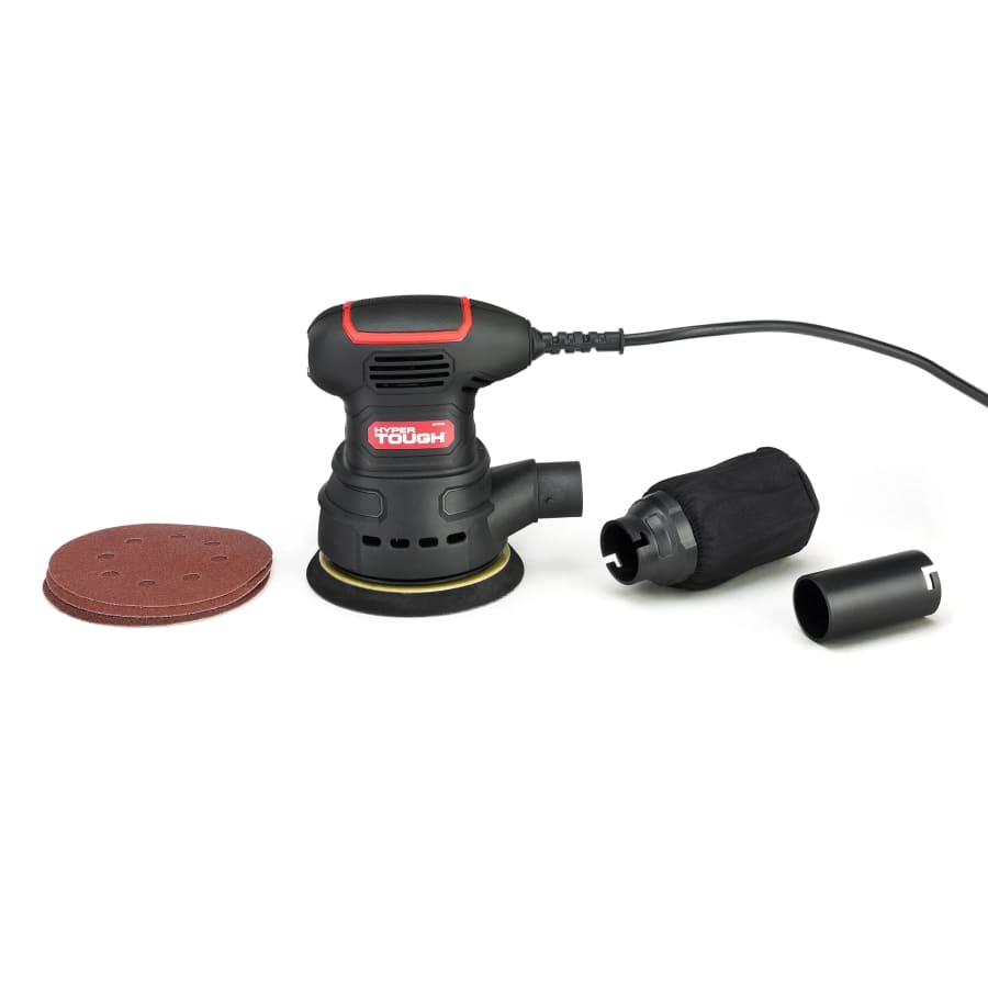 Hyper Tough 2.5 Amp Corded 5" Orbital Sander Kit: $20 Hyper Tough 2.5 Amp Corded 5" Orbital Sander Kit: $20