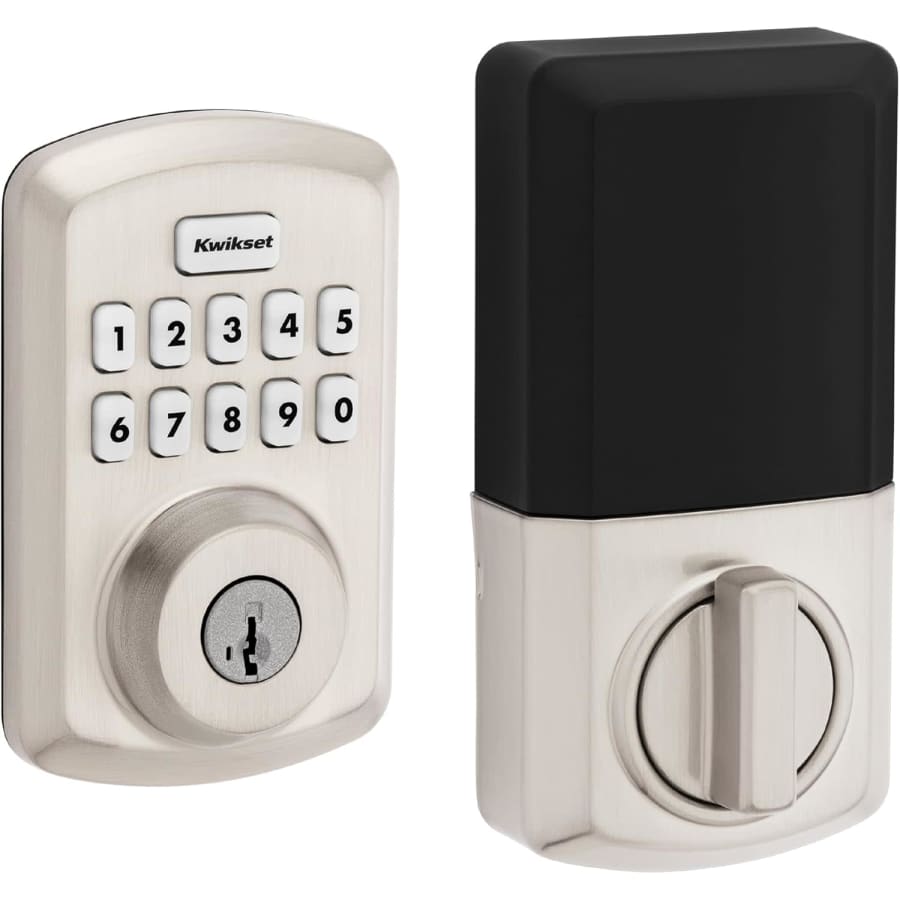 Kwikset Powerbolt 250 Electronic Door Lock: $59.20