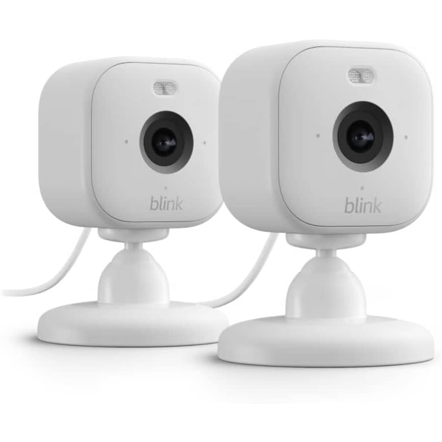 Blink Mini 1080p Indoor Plug-In Smart Security Camera 2-Pack: $27.99 Blink Mini 1080p Indoor Plug-In Smart Security Camera 2-Pack: $27.99