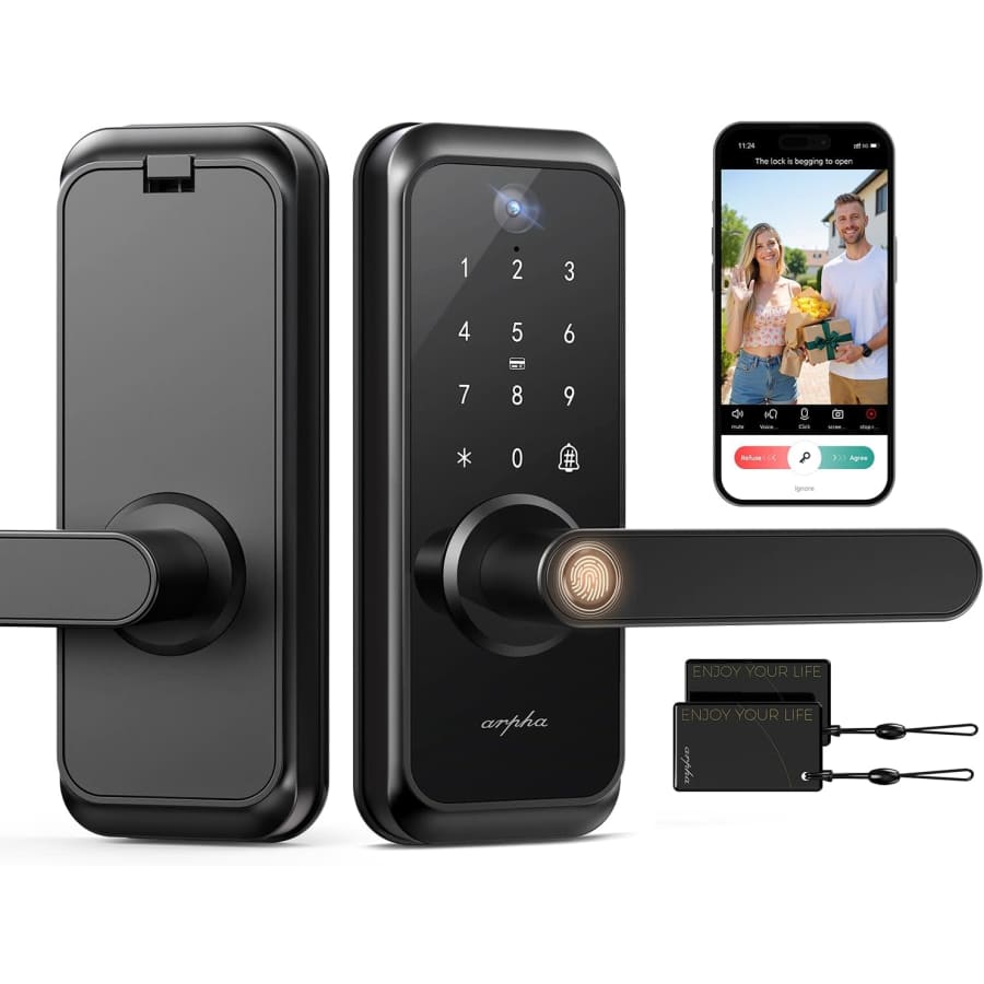 Arpha 6-in-1 WiFi Video Smart Lock: $69.99