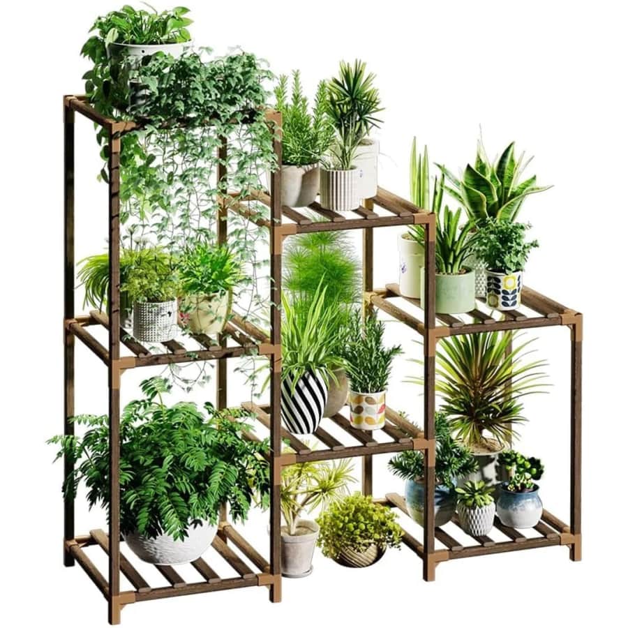 Bamworld 3-Tier Plant Stand: $17.99 Bamworld 3-Tier Plant Stand: $17.99