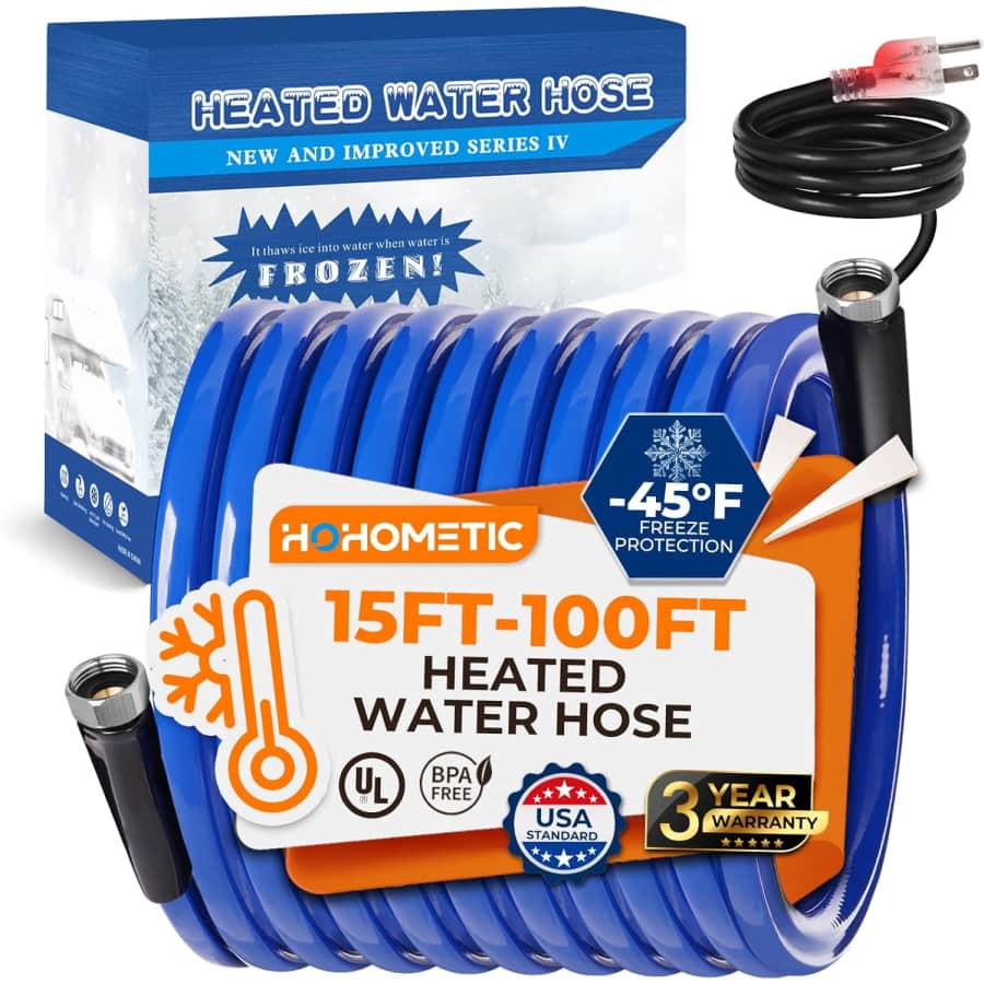 30-Foot Heated Water Hose: $60