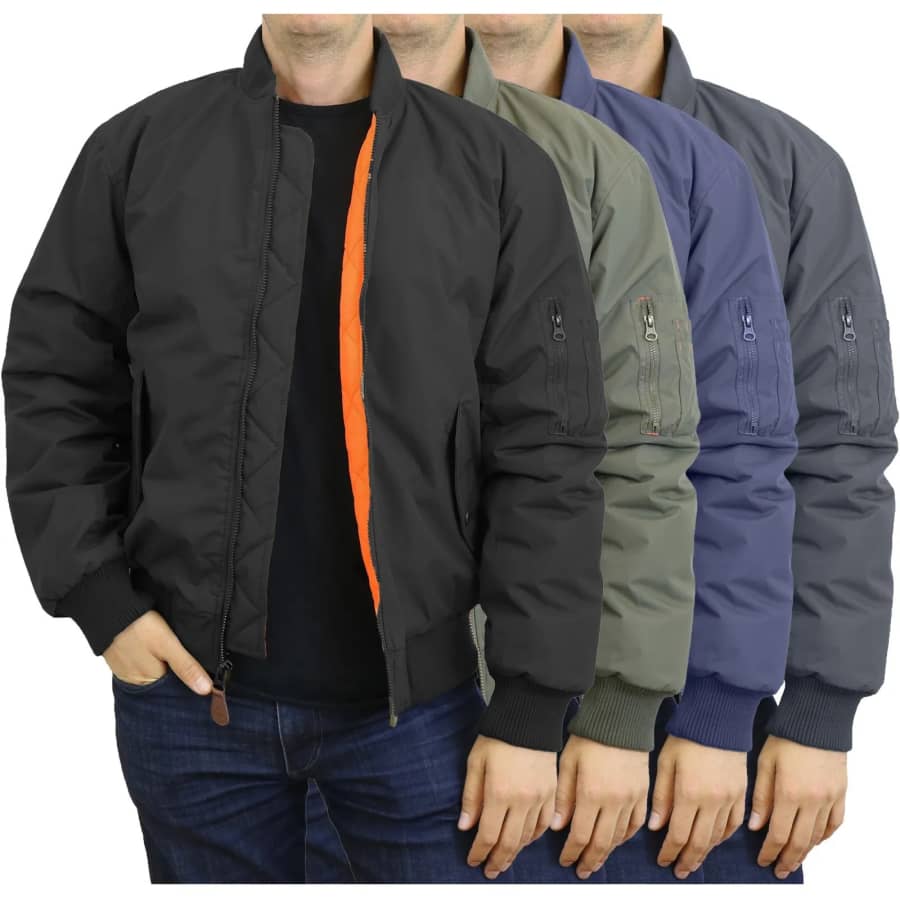 GBH MA-1 Men's Bomber Jacket: $34.99