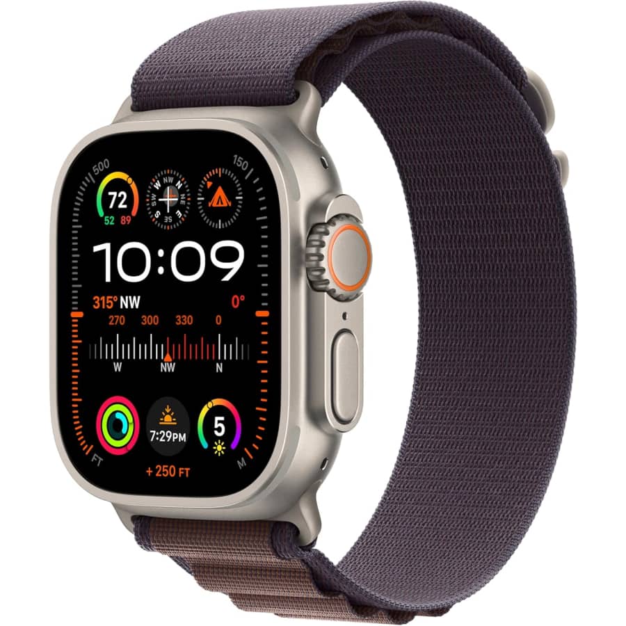 Apple Watch Ultra 2 GPS + Cellular 49mm Smartwatch: $549