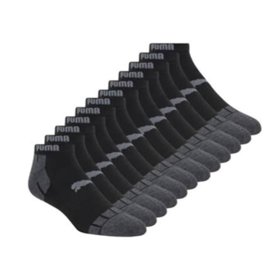 PUMA Men's Low-Cut Socks 12-Pair Pack: $17 PUMA Men's Low-Cut Socks 12-Pair Pack: $17