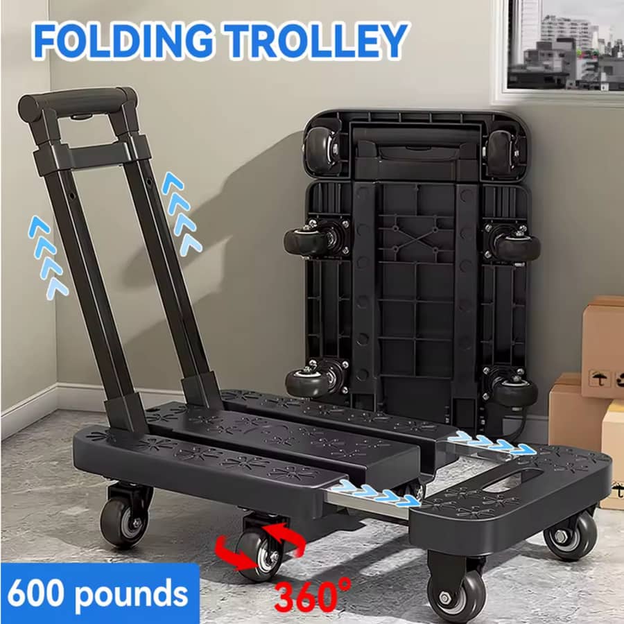 Foldable Platform Cart: $35