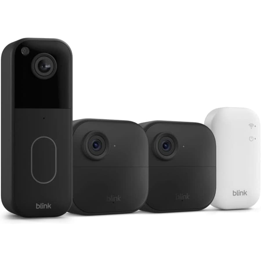 Blink Video Doorbell + 2-Camera Outdoor 4 System: $62