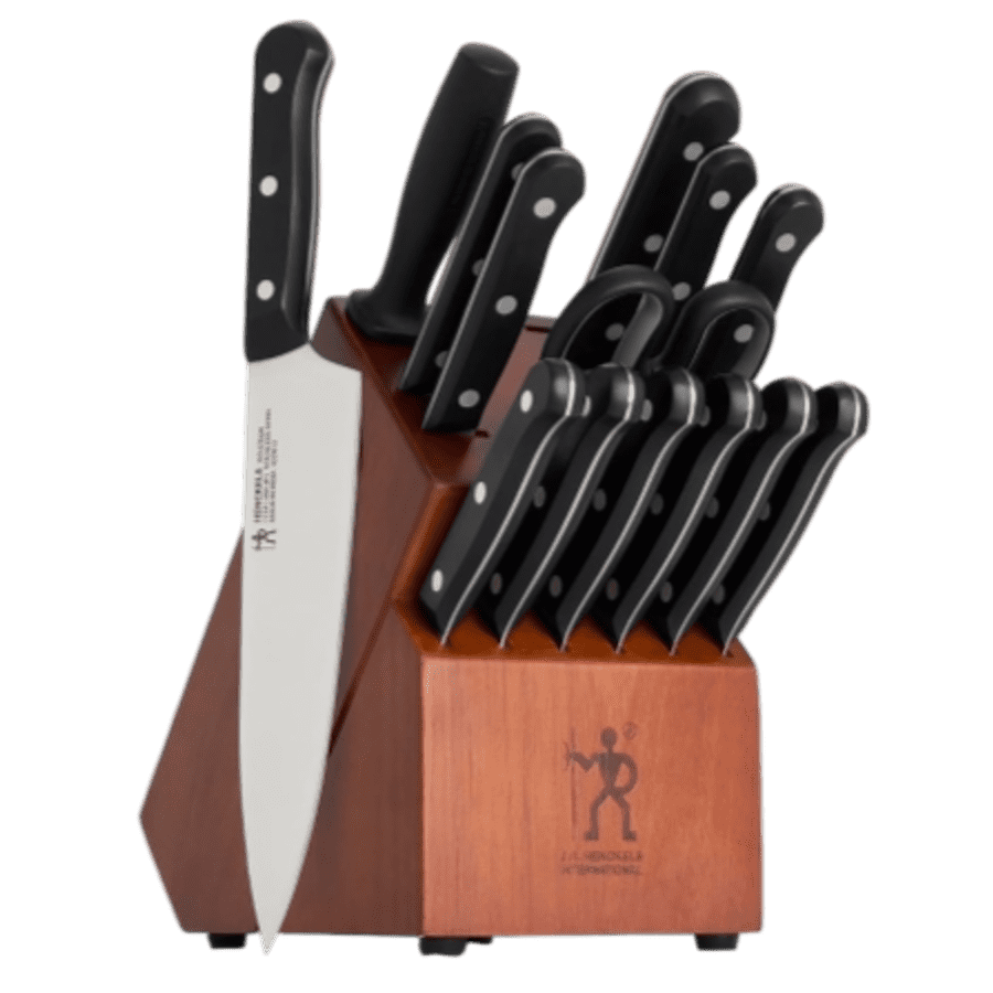 Henckels Solution Razor-Sharp 15-Piece Knife Block Set: $99.99