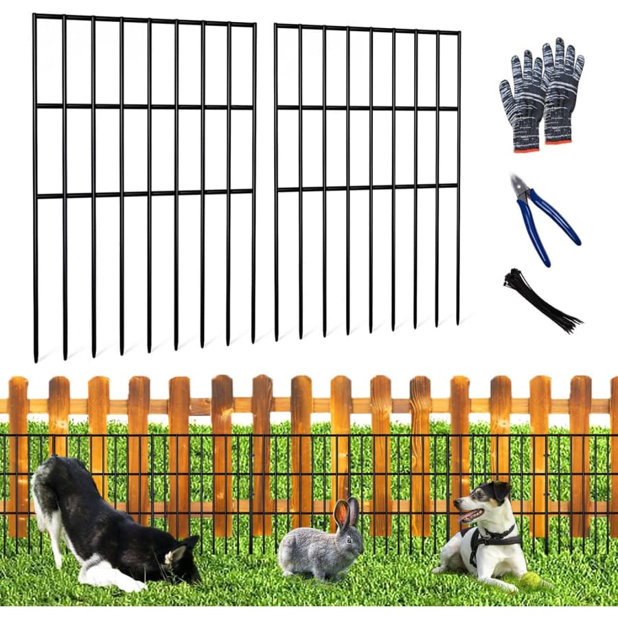 27-Foot x 17" Garden Fence 25-Piece Set: $50 27-Foot x 17" Garden Fence 25-Piece Set: $50