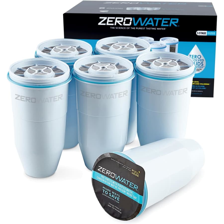 ZeroWater Official Replacement Filter 6-Pack: $54 w/ Subscribe & Save ZeroWater Official Replacement Filter 6-Pack: $54 w/ Subscribe & Save