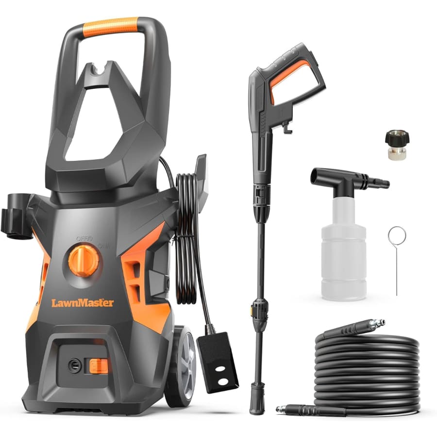 LawnMaster 13A Electric Pressure Washer: $65