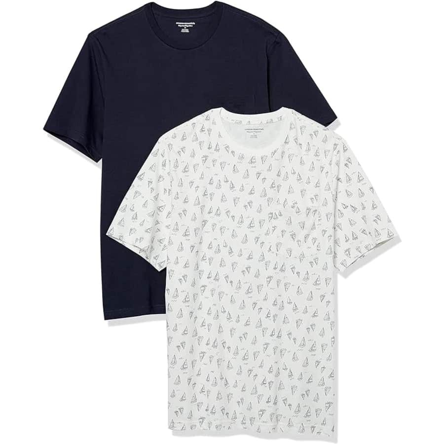 Amazon Essentials Men's T-Shirt 2-Pack: $6.45