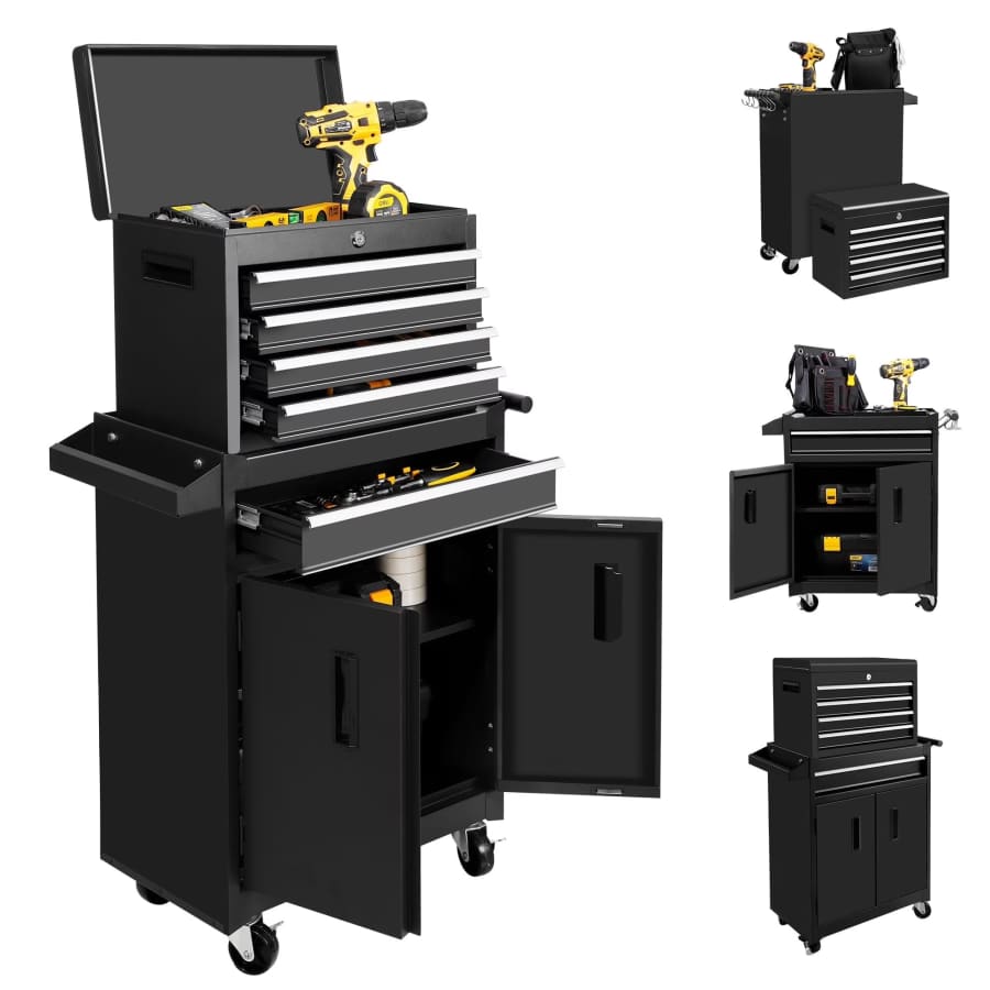 Steelite 5-Drawer Rolling Tool Chest: $133 Steelite 5-Drawer Rolling Tool Chest: $133