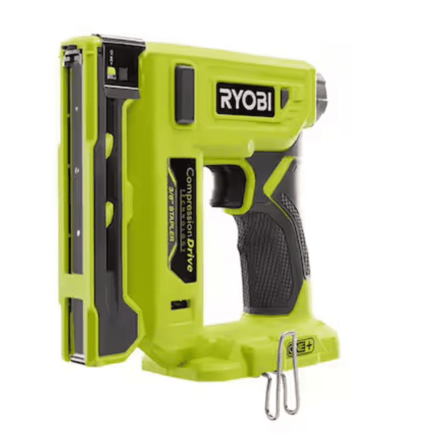 Ryobi One+ 18V Compression Drive Cordless 3/8" Crown Stapler: $50