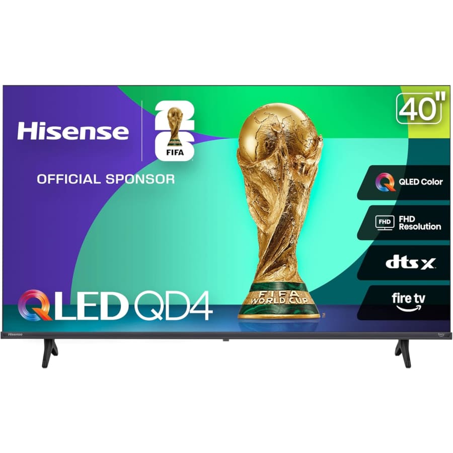 Hisense Class QD4 Series 40QD4QF 40" 1080p QLED FHD Smart Fire TV: $139.99