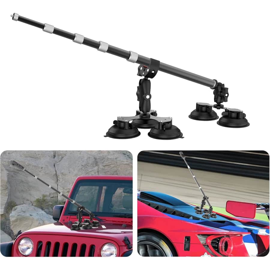 5-in-1 Suction Cup Car Mount for Insta360 X5: $47.99 5-in-1 Suction Cup Car Mount for Insta360 X5: $47.99