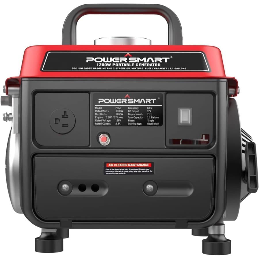 PowerSmart 1,200W Gasoline-Powered Quiet Generator: $126 PowerSmart 1,200W Gasoline-Powered Quiet Generator: $126