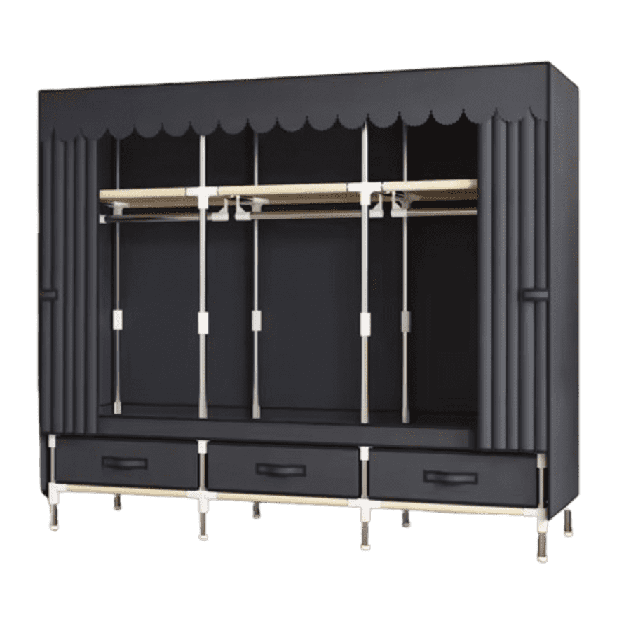 9-Compartment Portable Wardrobe: $58 9-Compartment Portable Wardrobe: $58