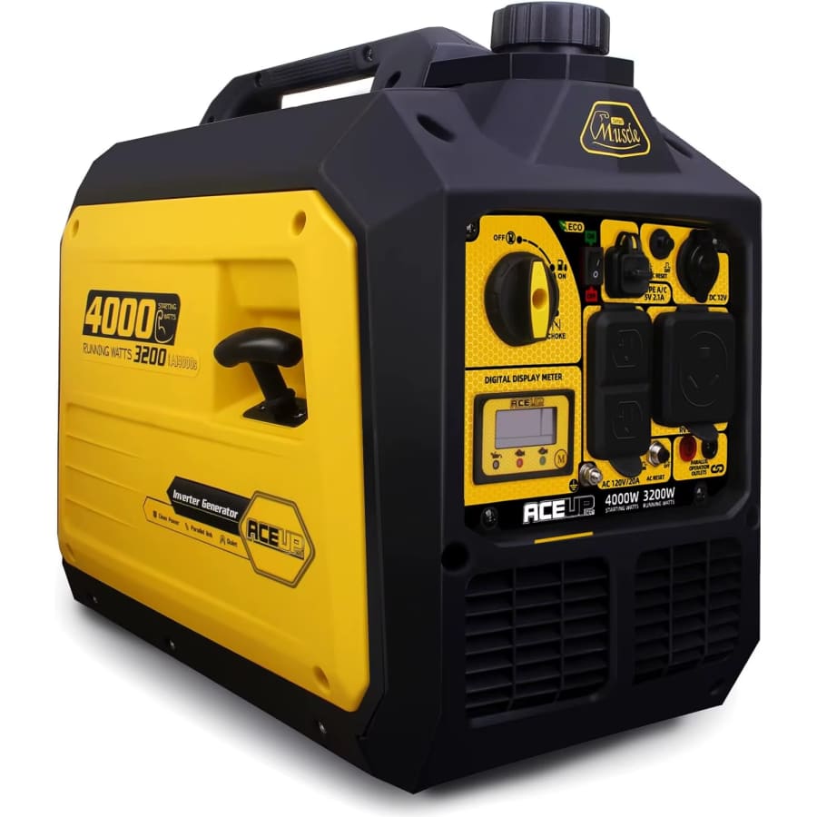 Aceup Energy 3,200W Portable Gas-Powered Inverter Generator: $292