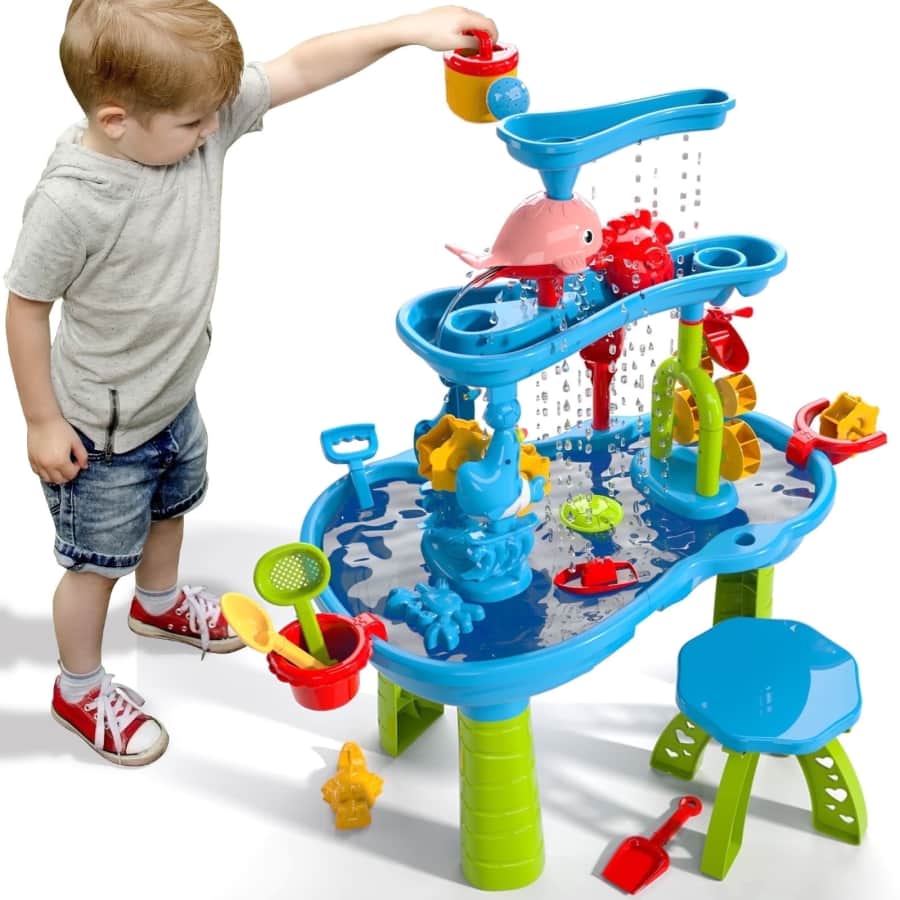 Dinosaur Planet Kids' 3-Tier Sand / Water Play Table: $19.99