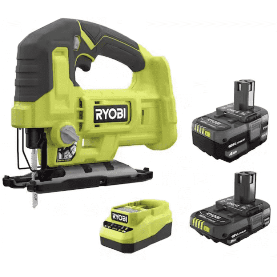 Ryobi ONE+ Cordless Jig Saw with 2 Batteries and Charger: $148