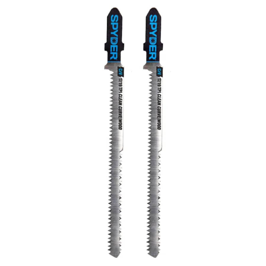 Spyder 4" T-shank Chrome/Vanadium Jigsaw Blade Set 2-Pack: $2.98 Spyder 4" T-shank Chrome/Vanadium Jigsaw Blade Set 2-Pack: $2.98