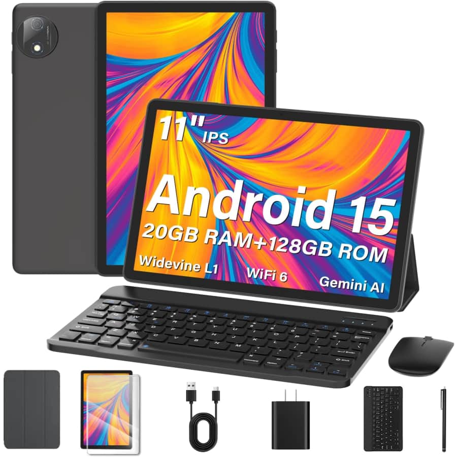 Ecopad 11" 20GB RAM Android 15 Tablet: $71.49