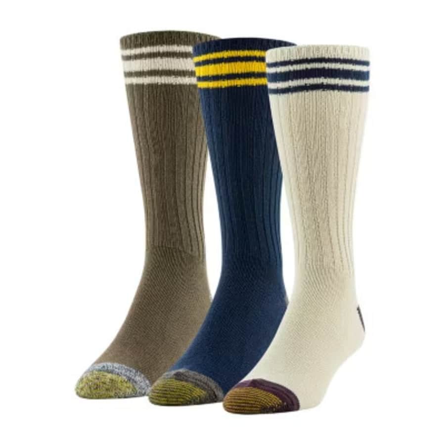Gold Toe Men's Cotton Fluffie Crew Sock 3-Pack: $10 Gold Toe Men's Cotton Fluffie Crew Sock 3-Pack: $10