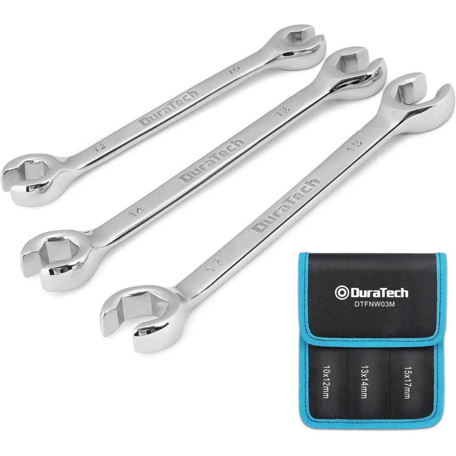 DuraTech Metric Flare Nut Wrench 3-Piece Set: $13.99