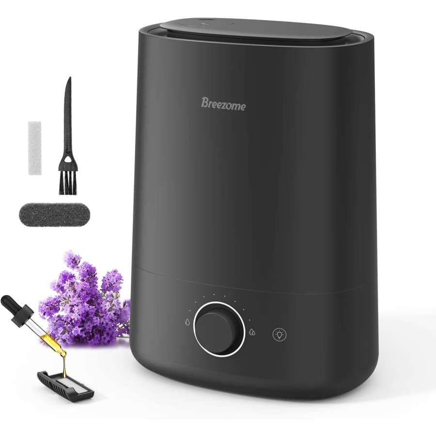 Breezome 5L Ultrasonic Cool Mist Humidifier: $22.39
