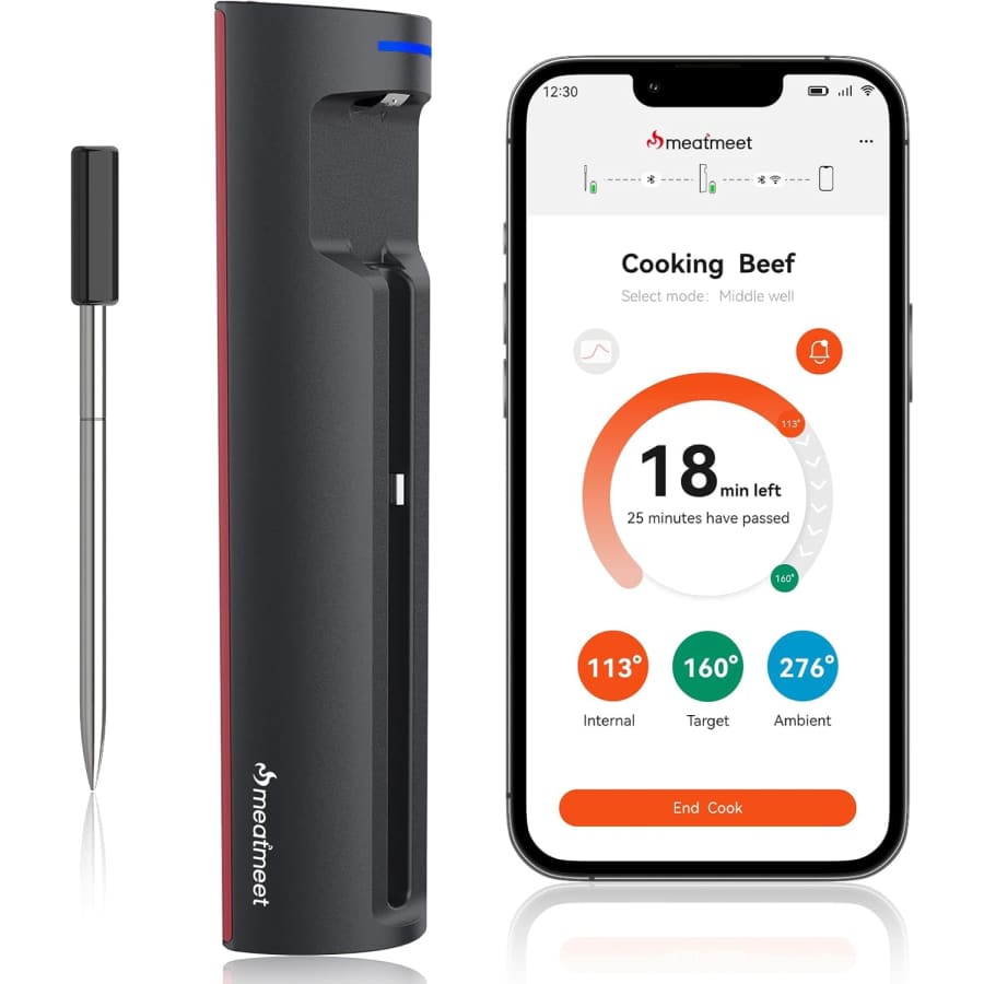 Meatmeet Pro Sense Smart Wireless Meat Thermometer: $35 w/ Prime Meatmeet Pro Sense Smart Wireless Meat Thermometer: $35 w/ Prime